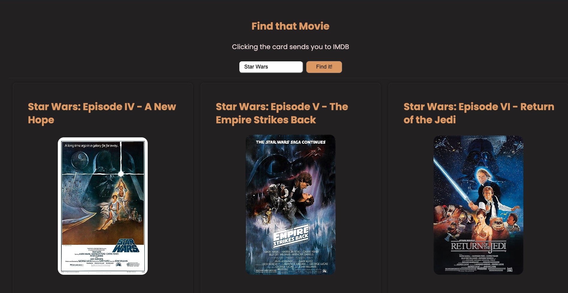 Find that Movie