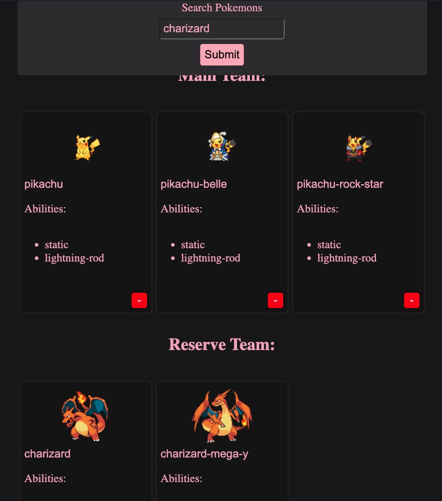 Pokemon Team Manager